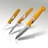 3 pcs Fruit Carving Knife Plastic Handle (C)