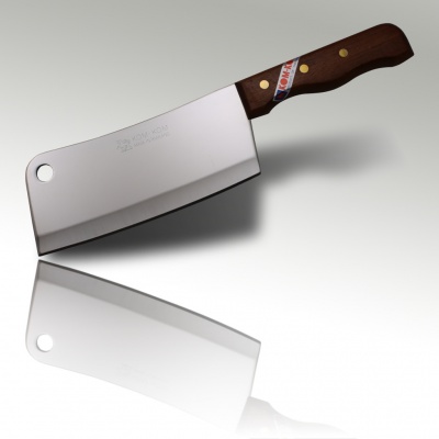 6.5'' Cleaver Knife Wood Handle [OPEN PACK]