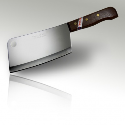 7'' Cleaver Knife Wood Handle