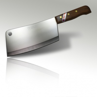 8'' Cleaver Knife Wood Handle