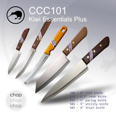 Kiwi Brand essentials - double plus good edition - chopchopchop.co.uk