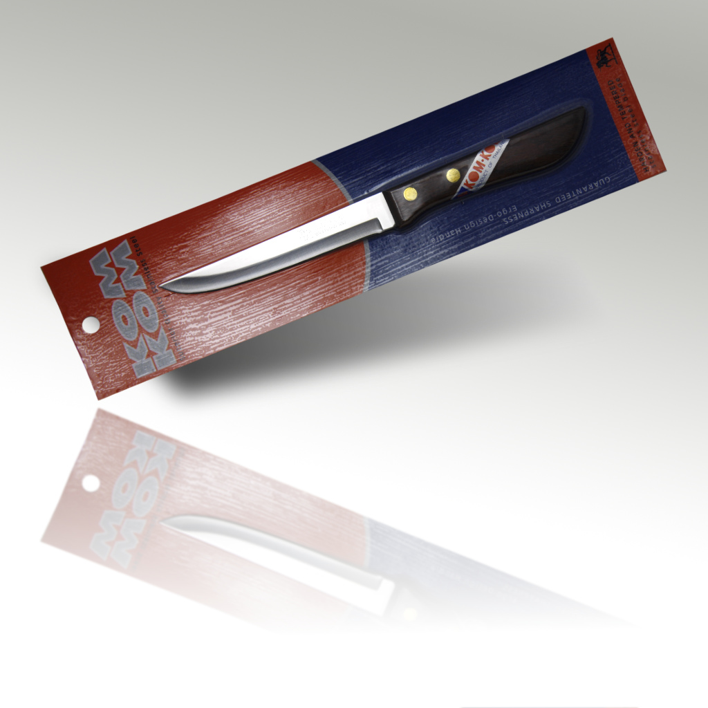 5" Utility Knife Wood Handle chopchopchop.co.uk